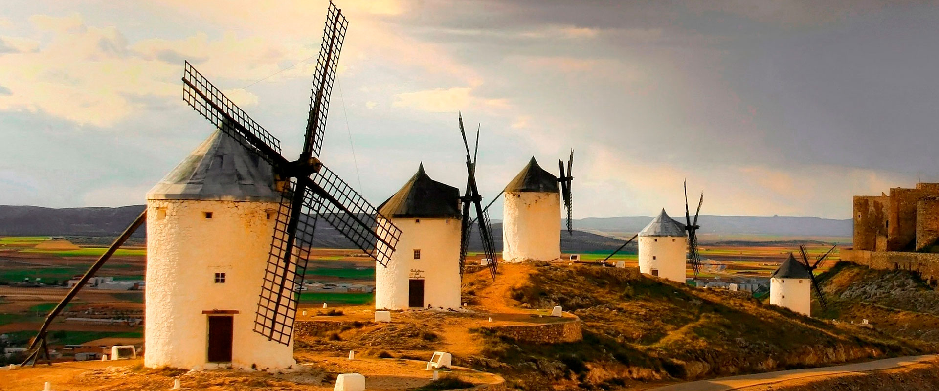 Tour VIP La Mancha. Discover the land of La Mancha, its mills, its wines, castles and excellent gastronomy.